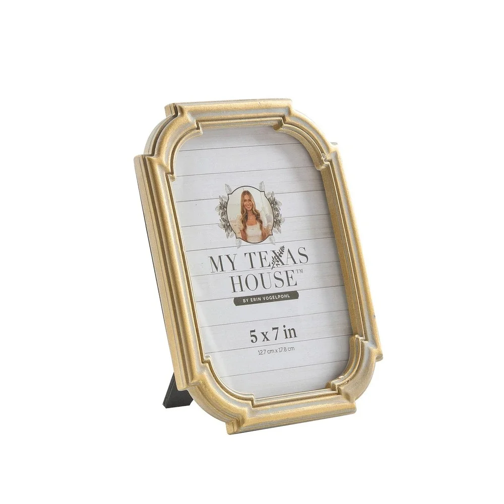 My Texas House 5x7 Gold Tabletop Picture Frame